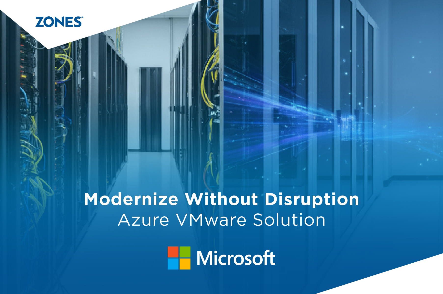  Side-by-side comparison showing traditional data center racks on the left bulky, hardware-filled server units and a sleek Azure cloud interface on the right, featuring a modern, streamlined digital dashboard.