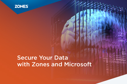  Image depicting secure data governance and compliance solutions offered by Zones in collaboration with Microsoft Purview