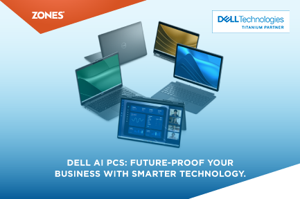 A sleek Dell AI-powered laptop on a workspace, symbolizing modern efficiency and innovation.