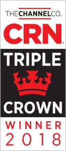 Celebrating our 2018 CRN Triple Crown Award.